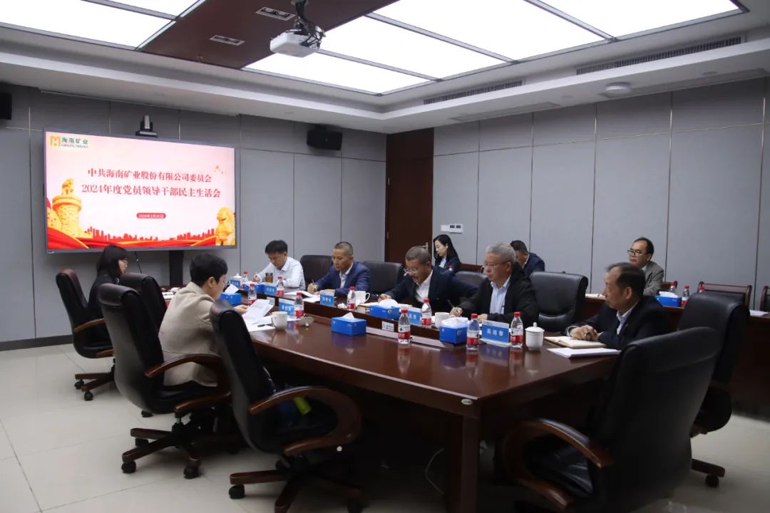 云顶集团党委召开2024年度民主生涯会